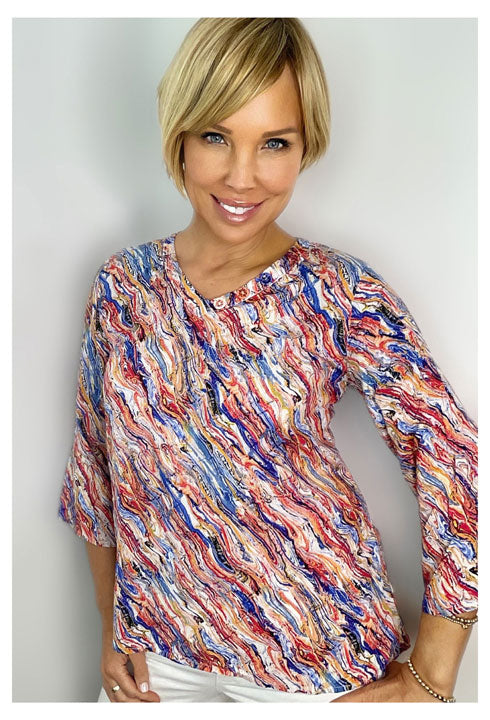 SPRING WOVEN TOP 20084B2