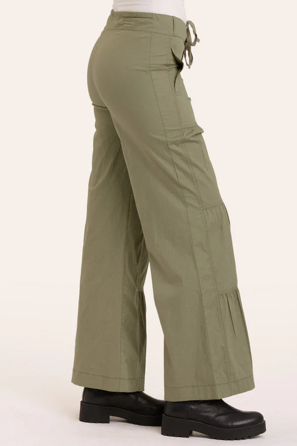 TERRACED WIDE LEG PANT In Hillside 2958W