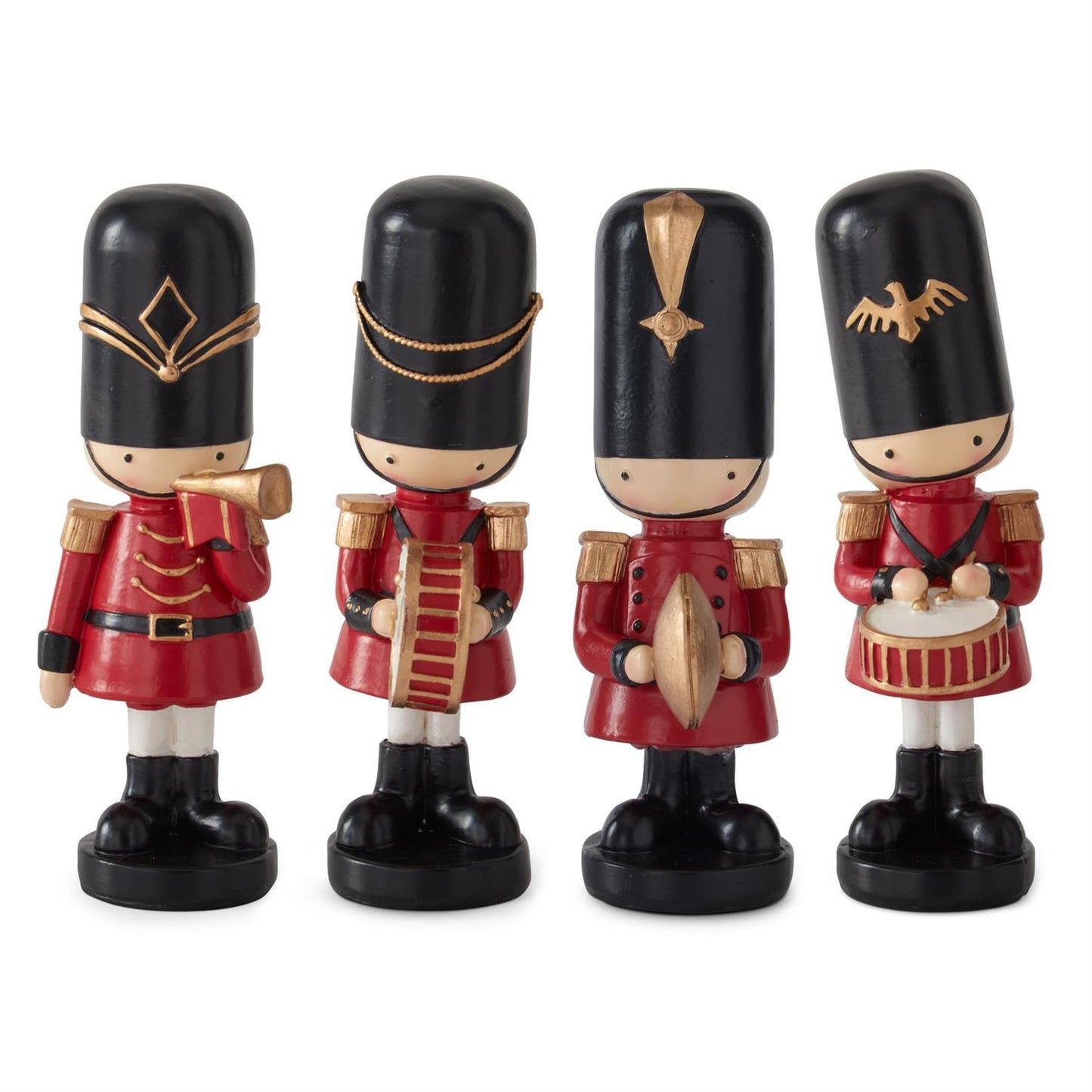 55964A Assorted 7.5 Inch Red & Black Nutcracker w/Musical Instruments
