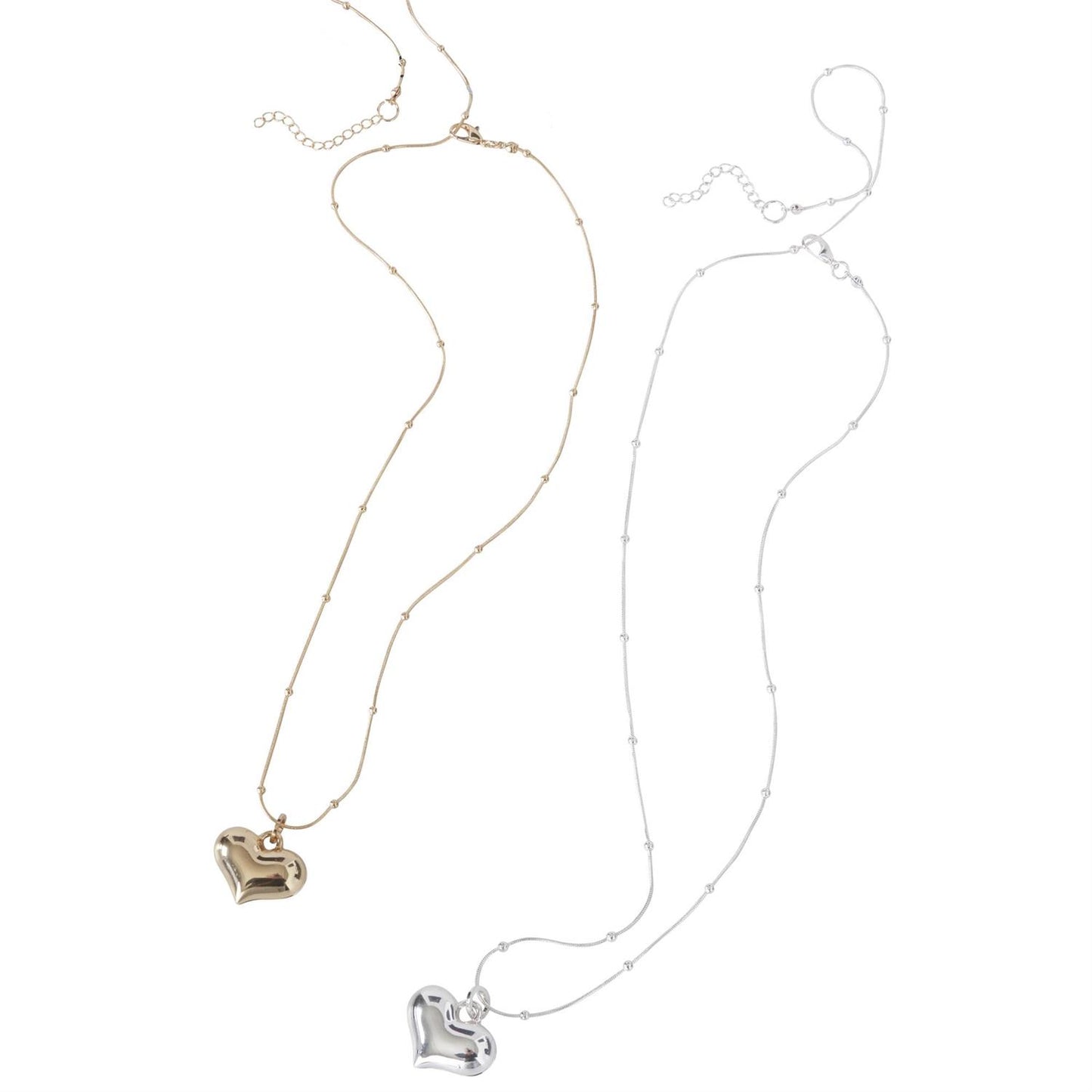 Assorted Heart on Snake Chain NECKLACE 85626A