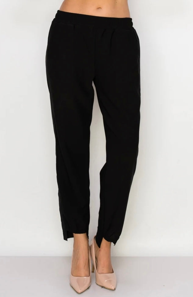 33071K KATIE KNIT CREPE PANTS