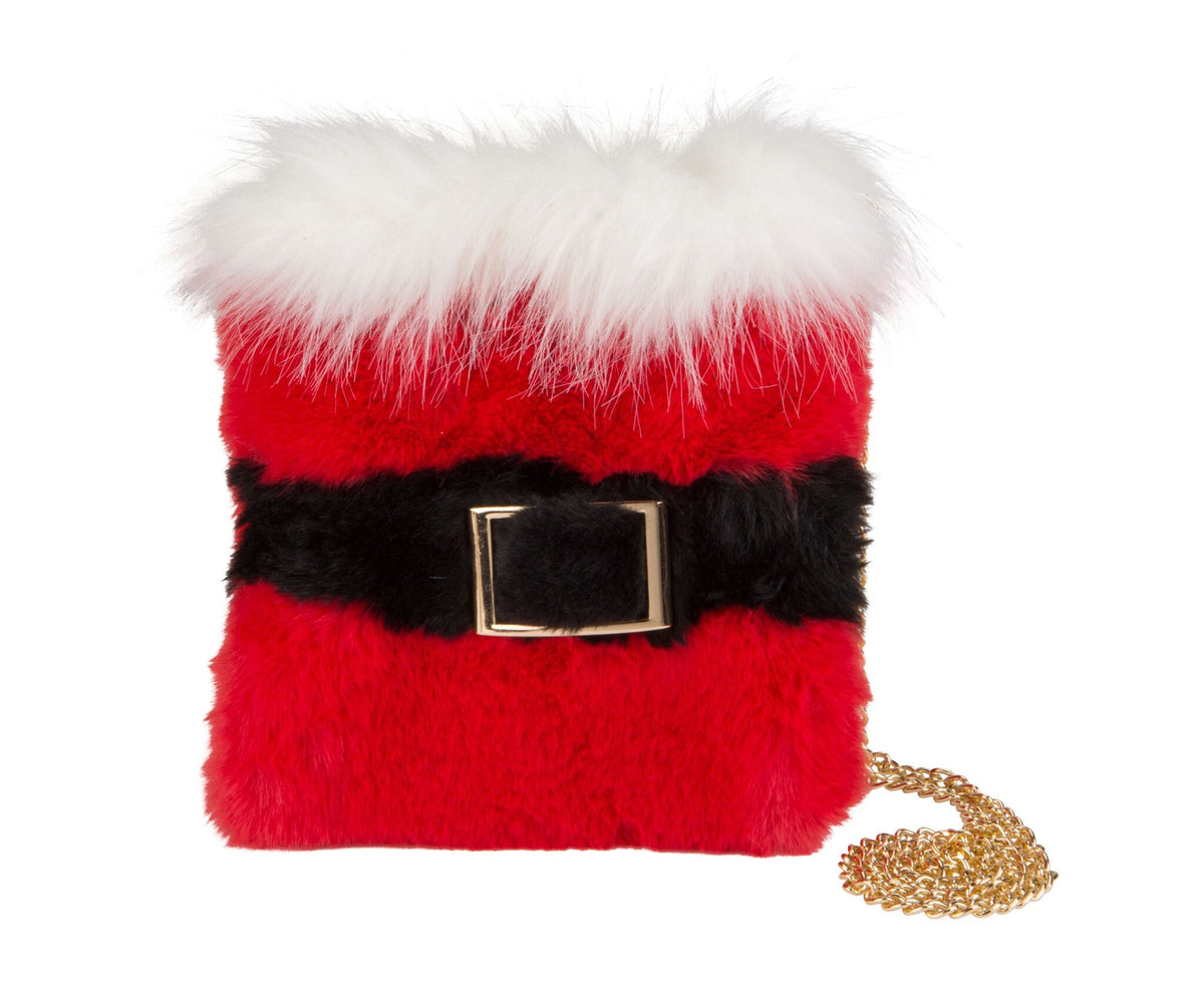 Fuzzy Christmas Crossbody Bag BL10835