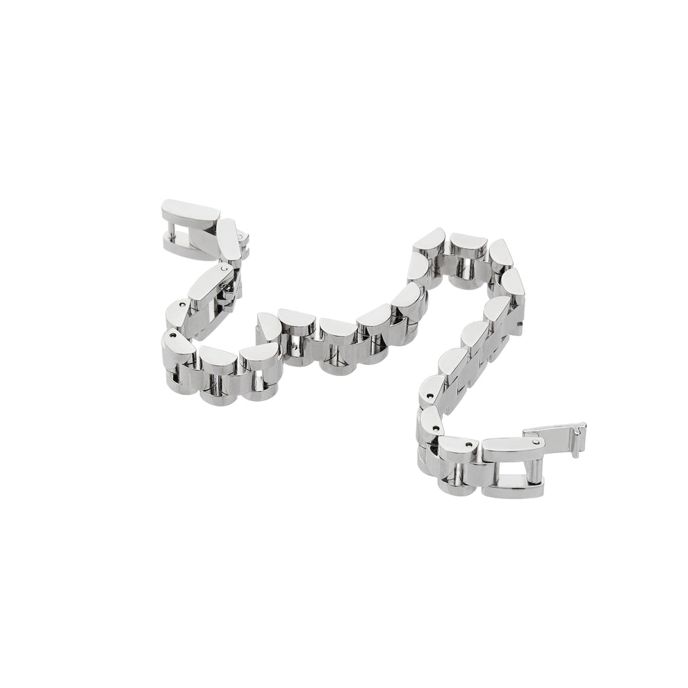 SILVER WATCH BAND BRACELET 566