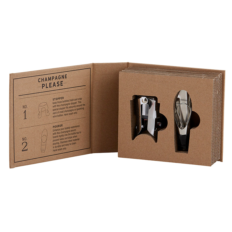 F3799 CHAMPAGNE CARDBOARD BOOK SET