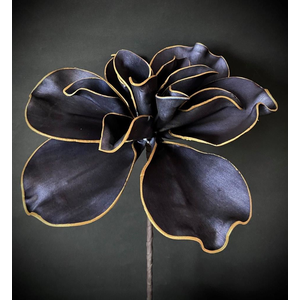 NATURAL FOAM FLOWER 45″x16″ NAVY/GOLD FF705129