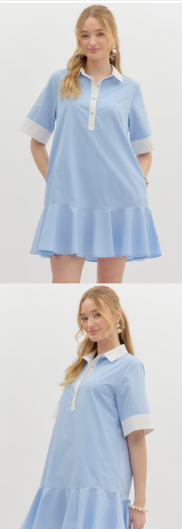 D26269 BLUE DRESS