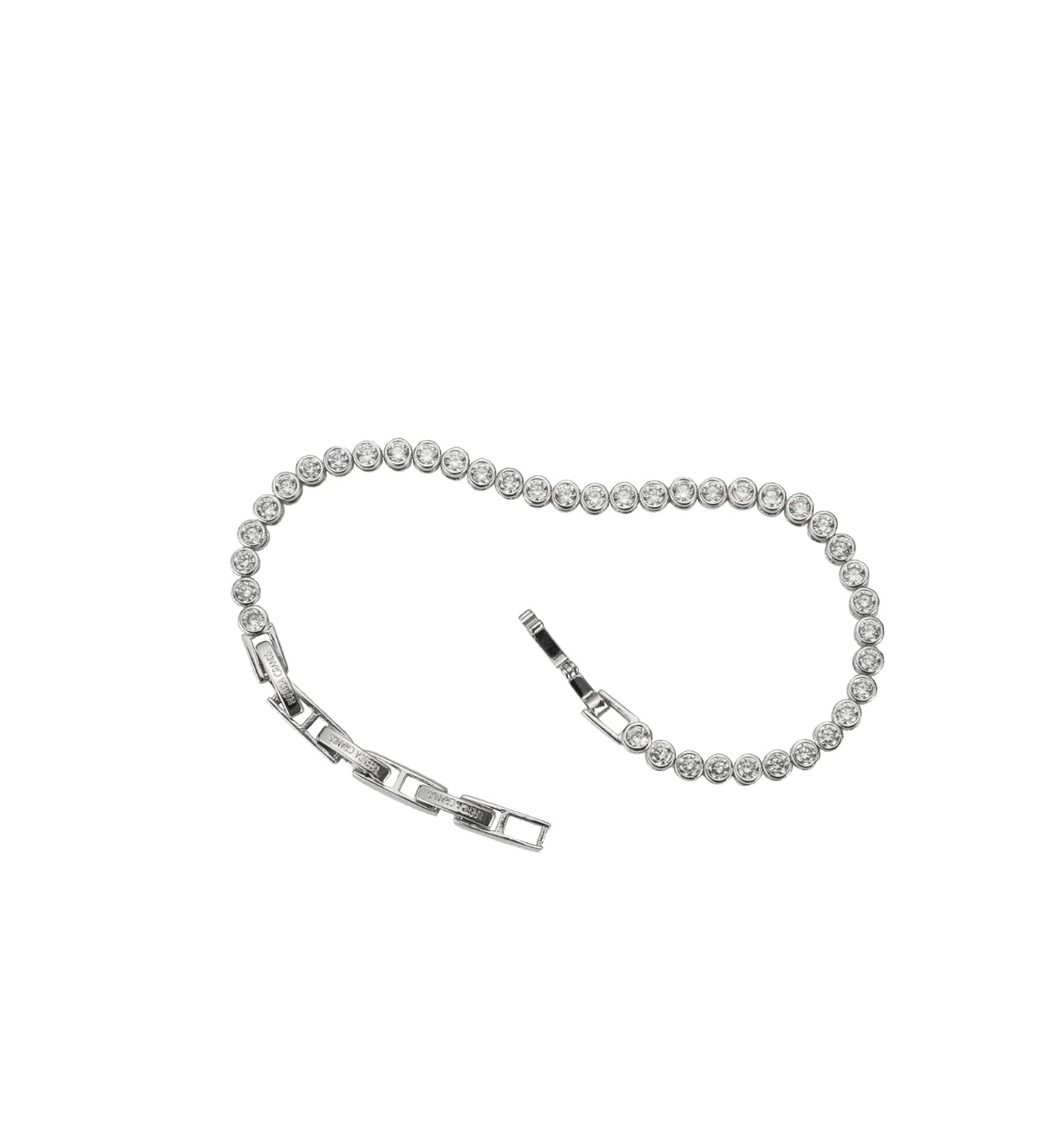 TENNIS BRACELET LINKS 569 SILVER DIAMOND