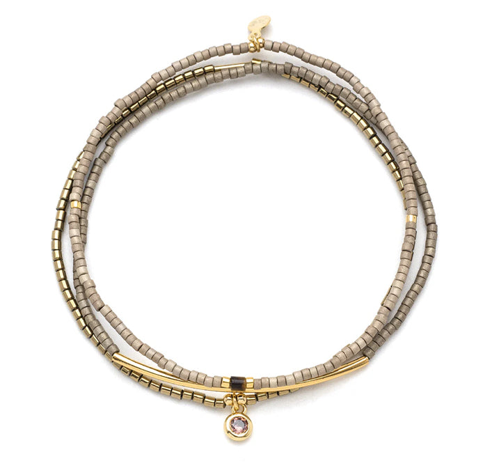 TOMAL CHROMACOLOR MIYUKI BRACELET TRIO