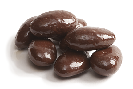 CHOCOLATE ALMONDS 4 OZ