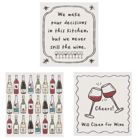 CB200732 WINE DISHCLOTH