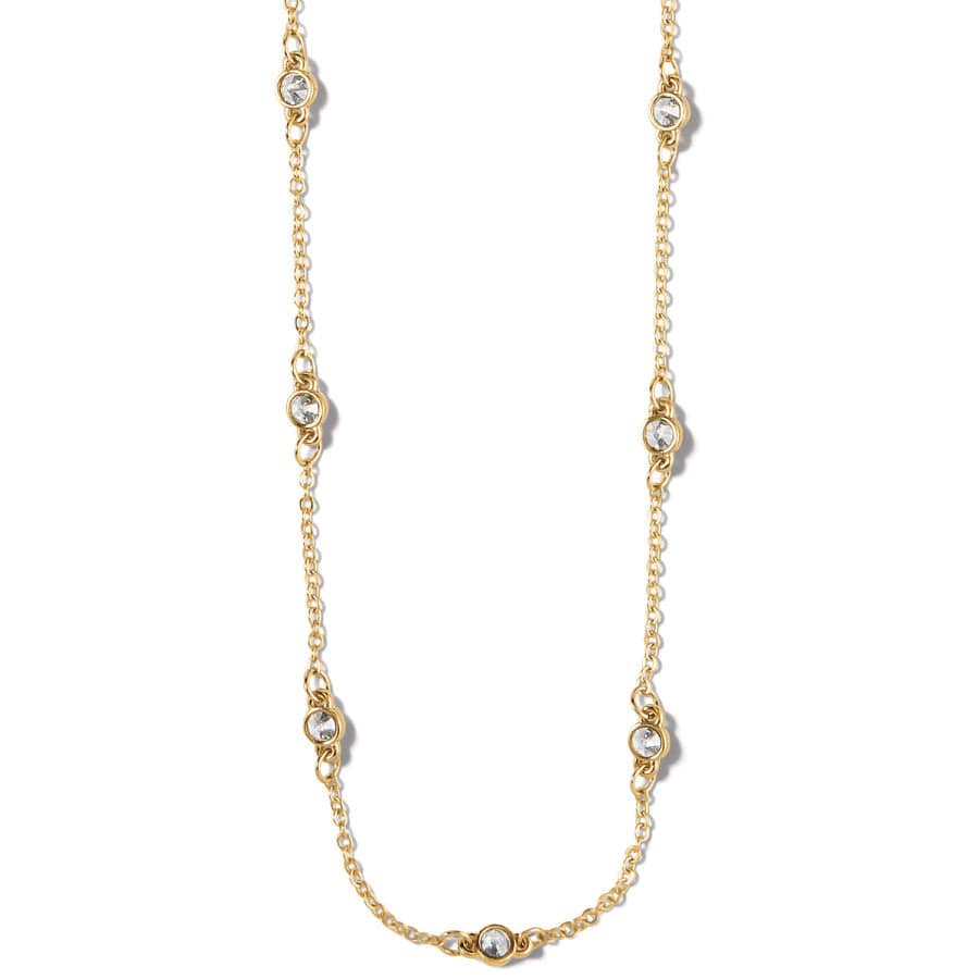 JM2252 ILLUMINA PETITE GOLD CIRCLE NECKLACE
