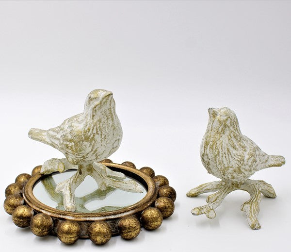 5x4x3.75" Cast Iron Birds, Gold, HD5216A
