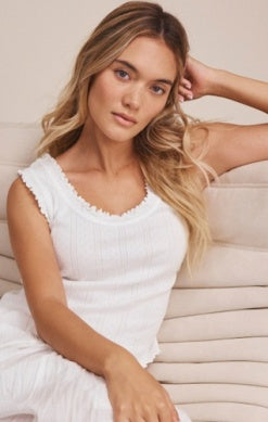 POINTELLE RIB ELLA TANK BNZM263001