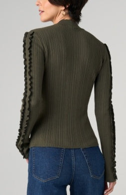 mock neck long slv sweater LM8L65WF11