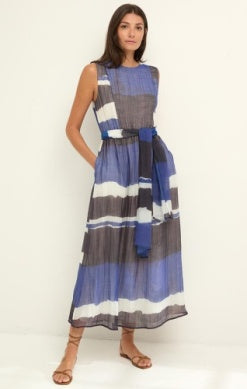 GALLERY STRIPE LUNA DRESS ELVS269914
