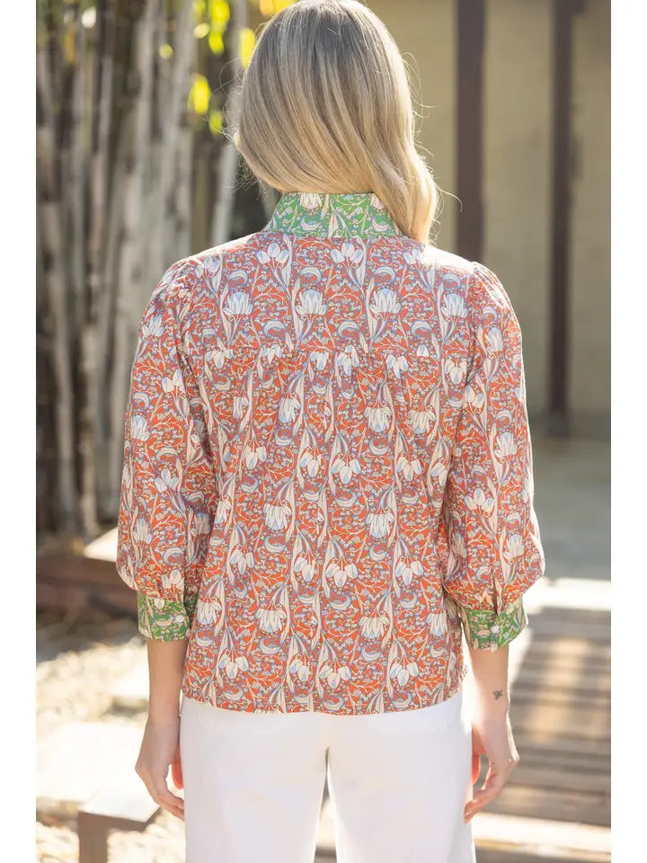 36058 WIDE COLOR BLOCKFLORAL PRINTED