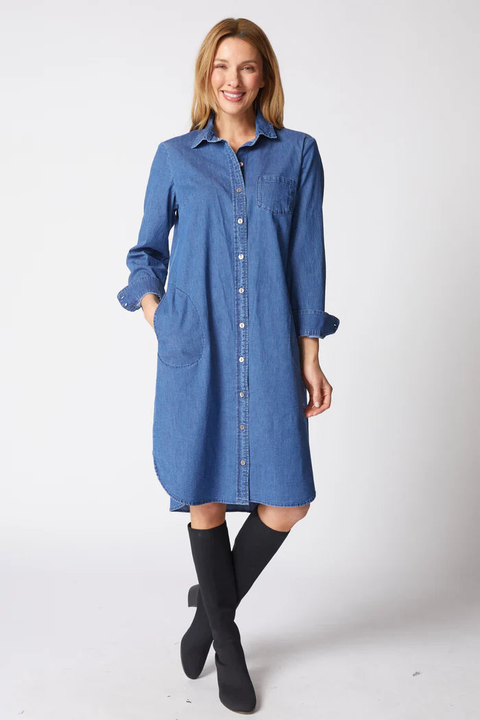 Denim Cafe Dress 15287