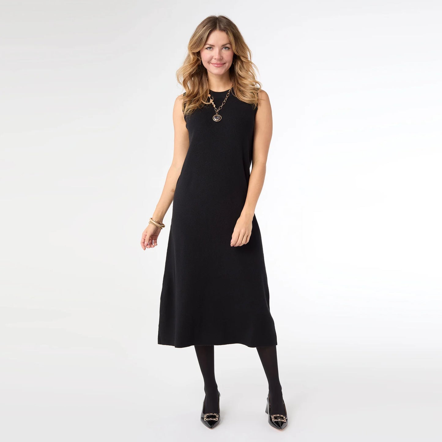 DONNA SLEEVELESS SWEATER DRESS 2539071