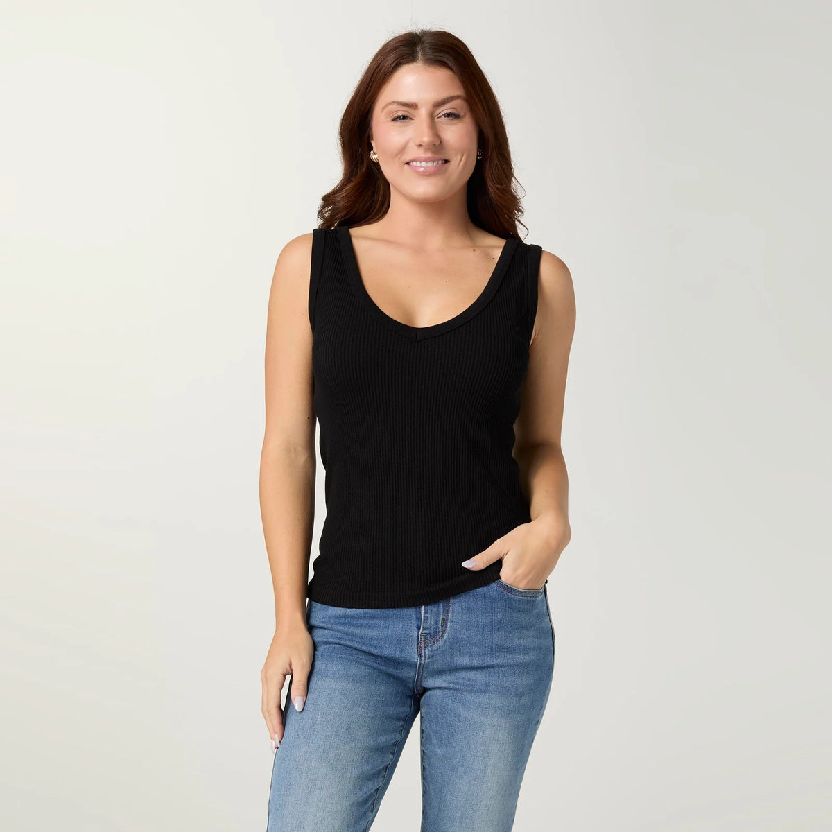Ultra-Lush Reversible Seamless Ribbed Tank 2619074