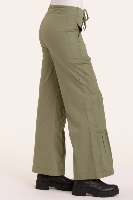 TERRACED WIDE LEG PANT In Hillside 2958W