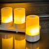 MICRO FLAME TRIO, 1.875″Dx2.75″H