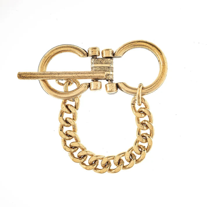 LUCA GOLD TOGGLE BRACELET #78