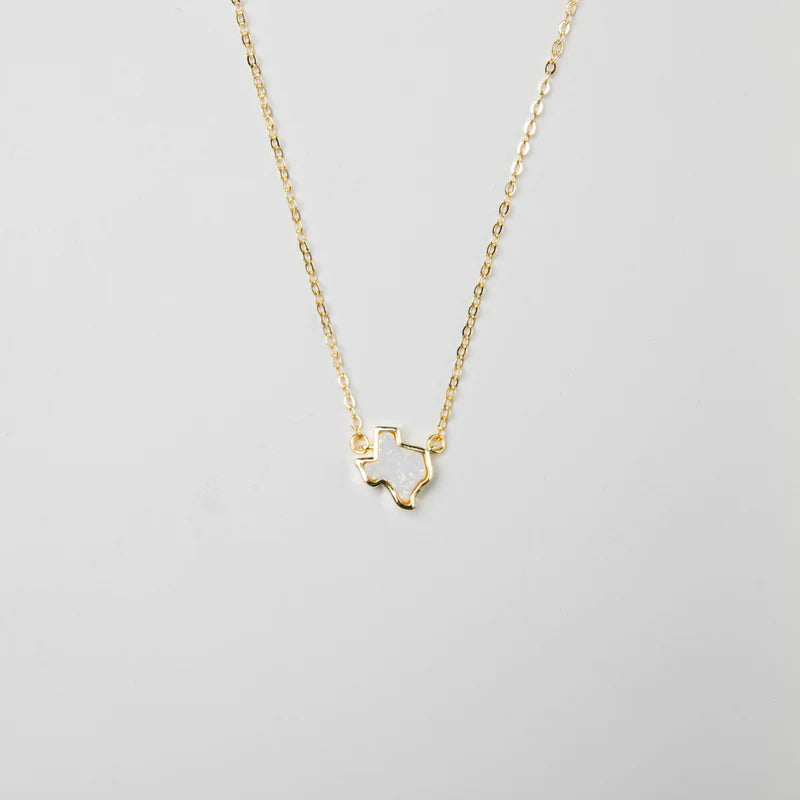 TEXAS 18K GOLD NECKLACE