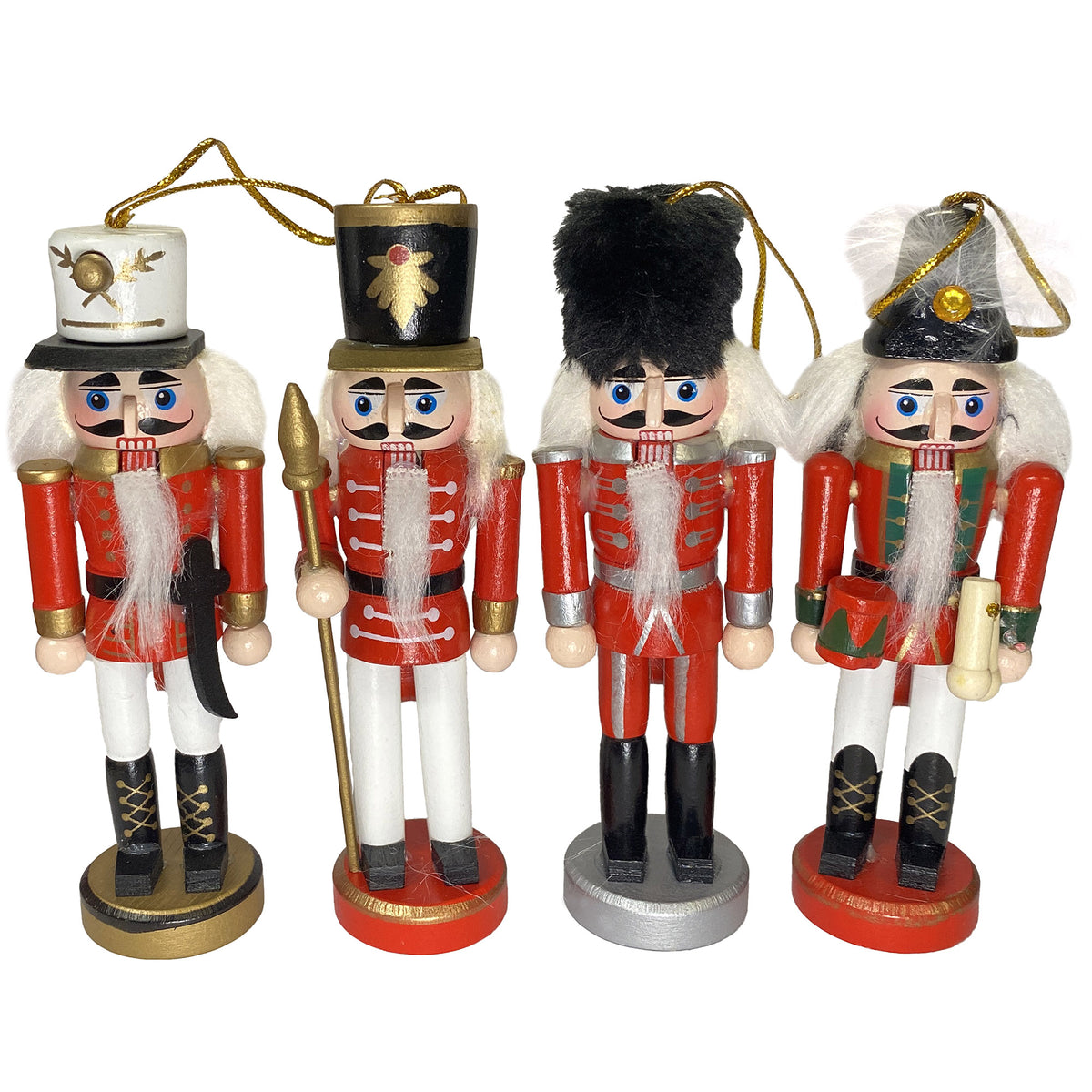 SET OF 4 NC ORNAMENTS