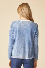 84279 LAYERED LOOK S SWEATER