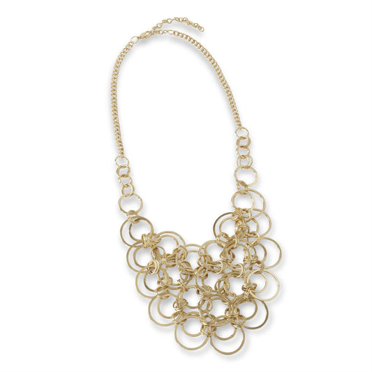 85561A  Gold Bib Necklace