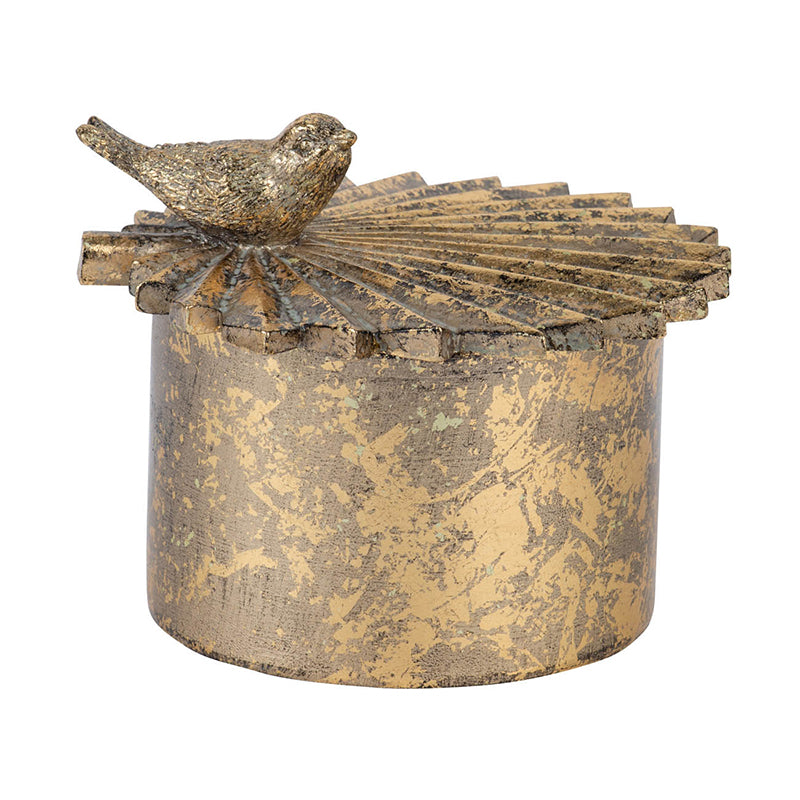 ROUND GILDED TRINKET BOX 5X5X4 901392