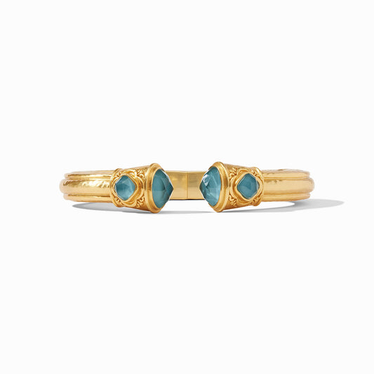 ASTOR DEMI CUFF GOLD IRIDESCENT PEACOCK BLUE-OS C109GIPE00