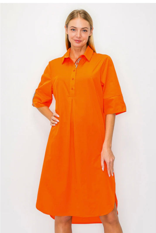 52349W WENDI WOVEN TUNIC DRESS