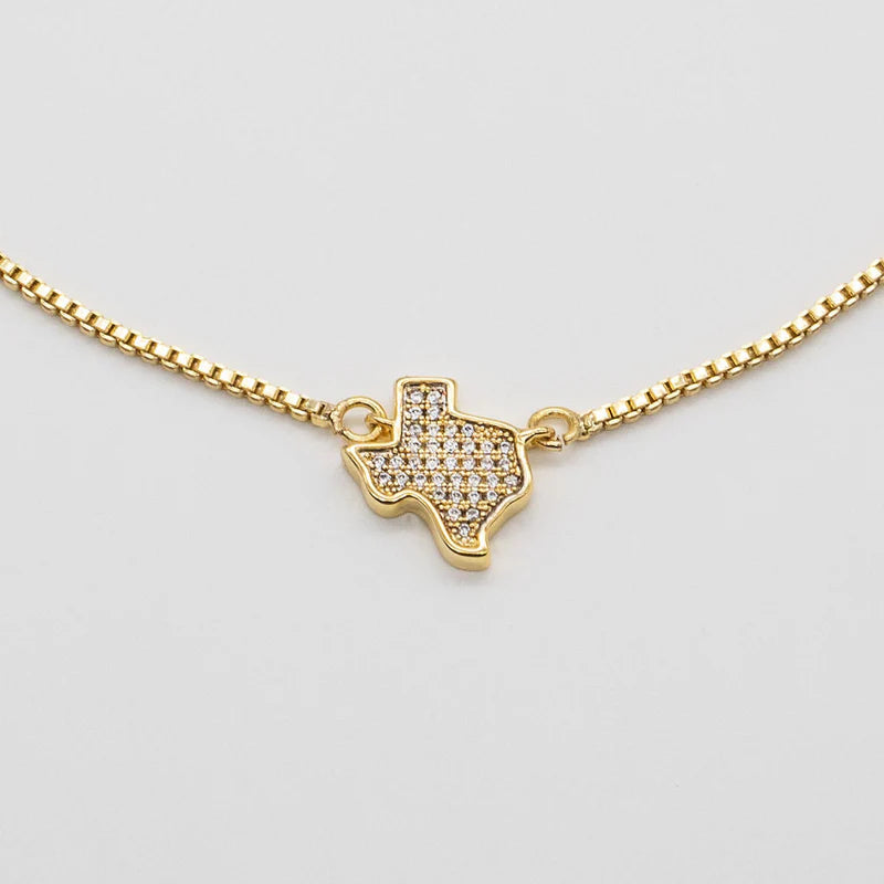 TEXAS 18K GOLD NECKLACE