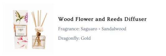 WOOD FLOWER AND REEDS DIFFUSER ABSINTHE