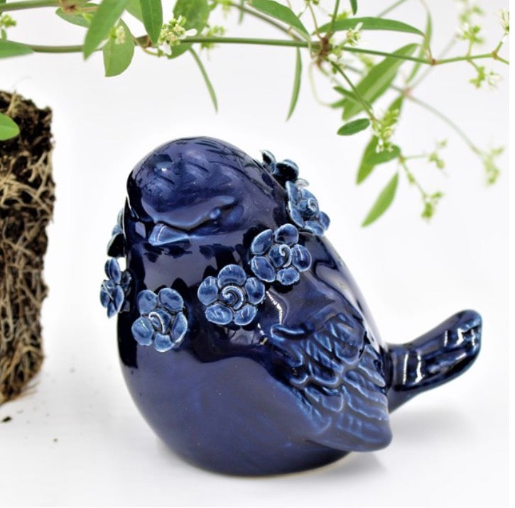HD5378 CERAMIC BIRD NAVY