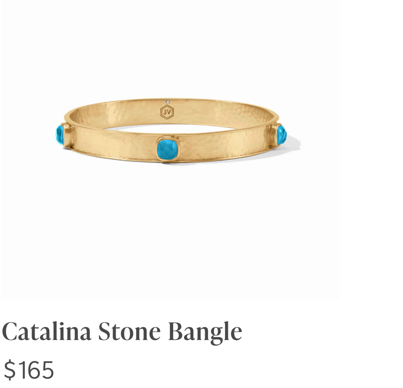 Catalina Stone Bangle MEDIUM LONDON BLUE BG283GILN-M