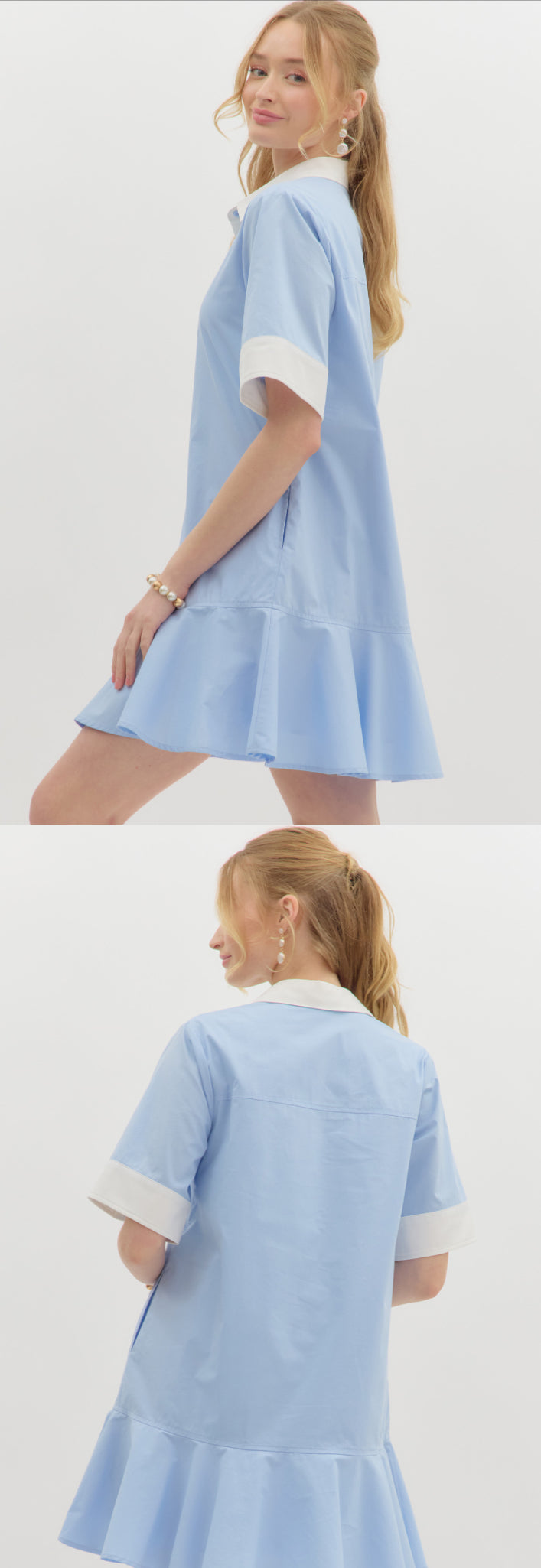 D26269 BLUE DRESS