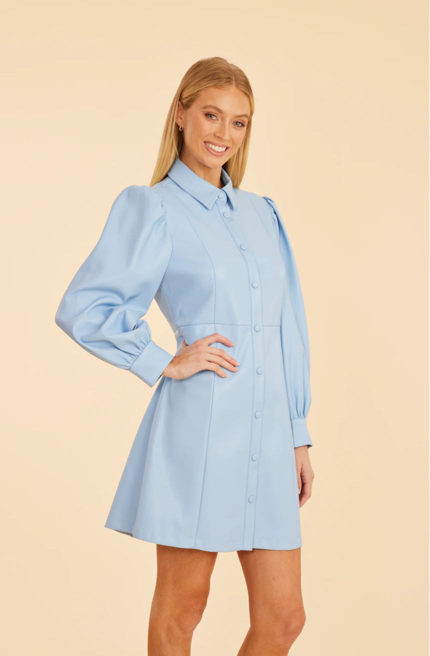 BABY BLUE TAILORED DRESS G33 VL