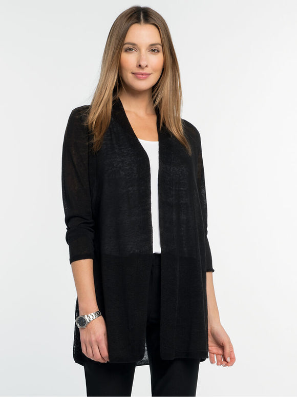 LIGHTWEIGHT LONG BACK OF THE CHAIR CARDIGAN   ALL1191