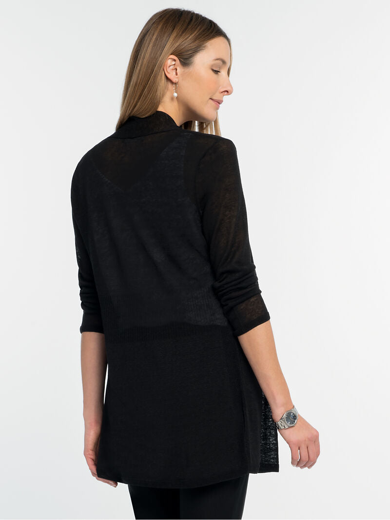LIGHTWEIGHT LONG BACK OF THE CHAIR CARDIGAN   ALL1191