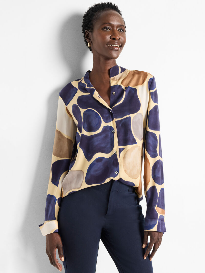 PLAYFUL PEBBLE WOVEN SHIRT S251613