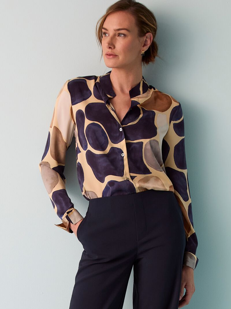 PLAYFUL PEBBLE WOVEN SHIRT S251613
