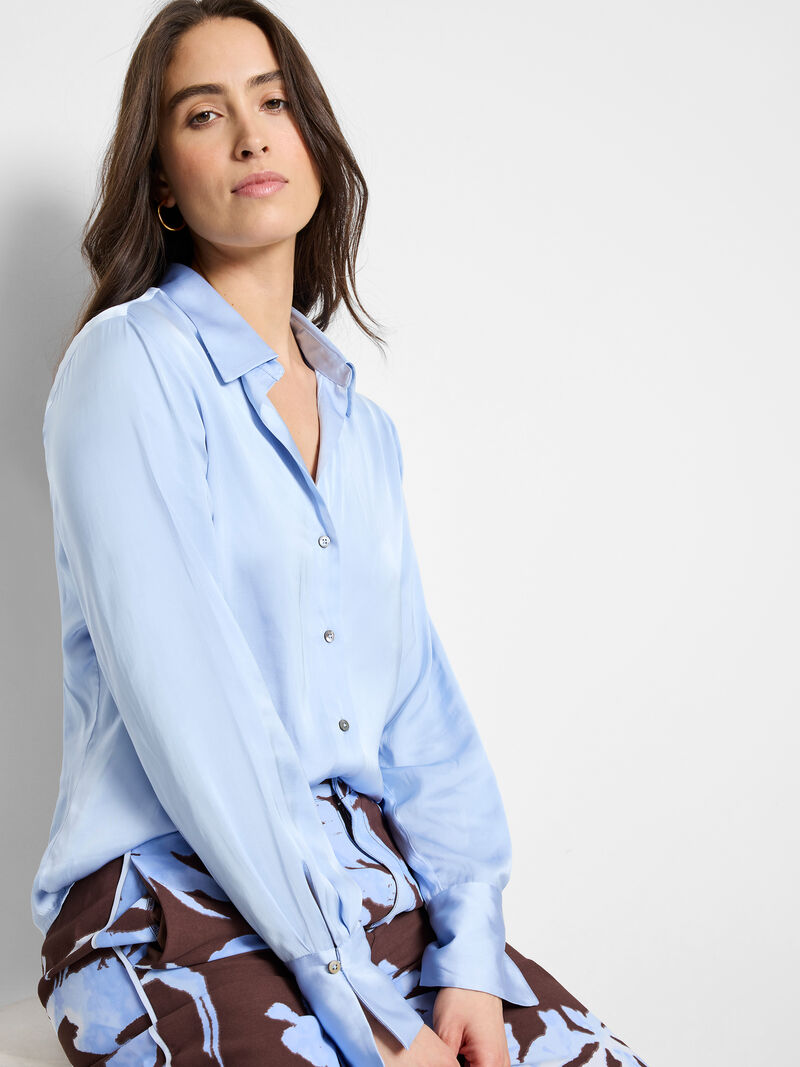 Glossy Crinkle Shirt S251630