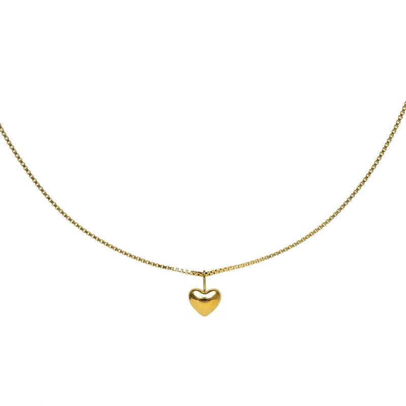 PUFFY HEART NECKLACE