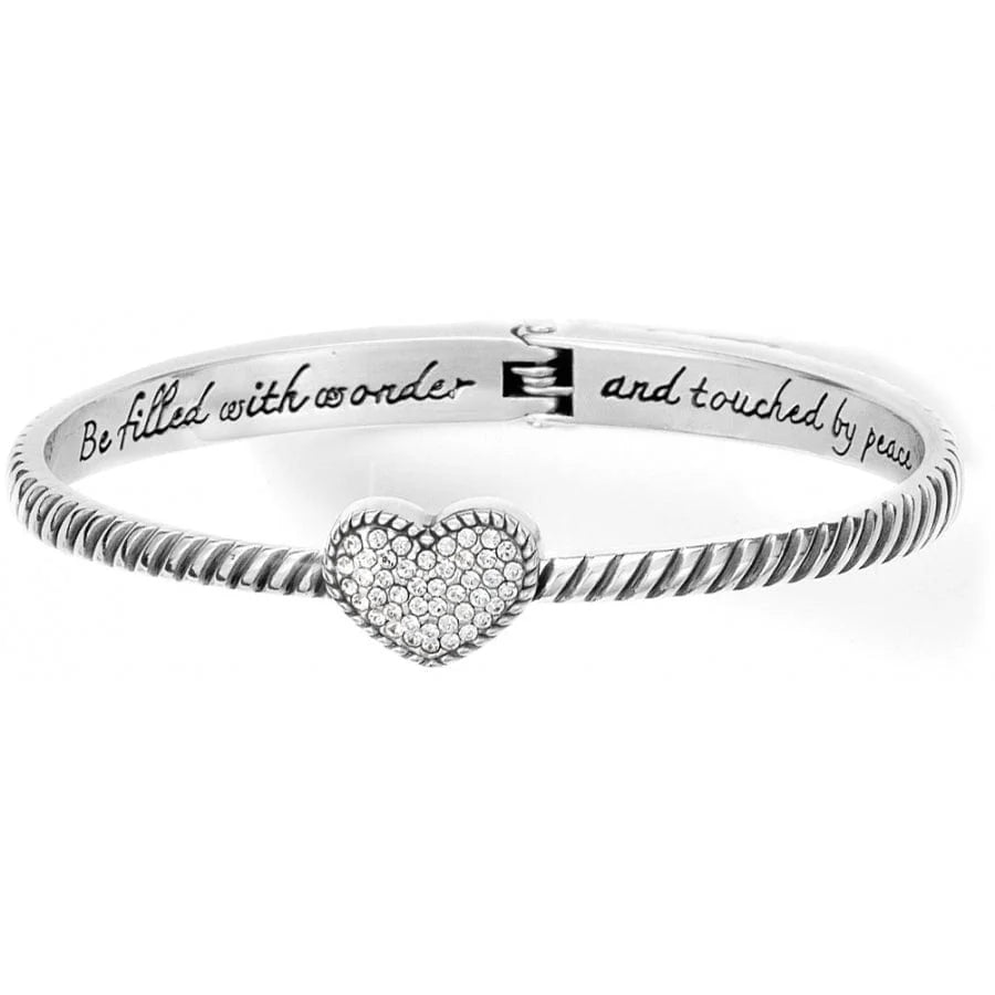 Celestia Heart Hinged Bangle Style JB9741