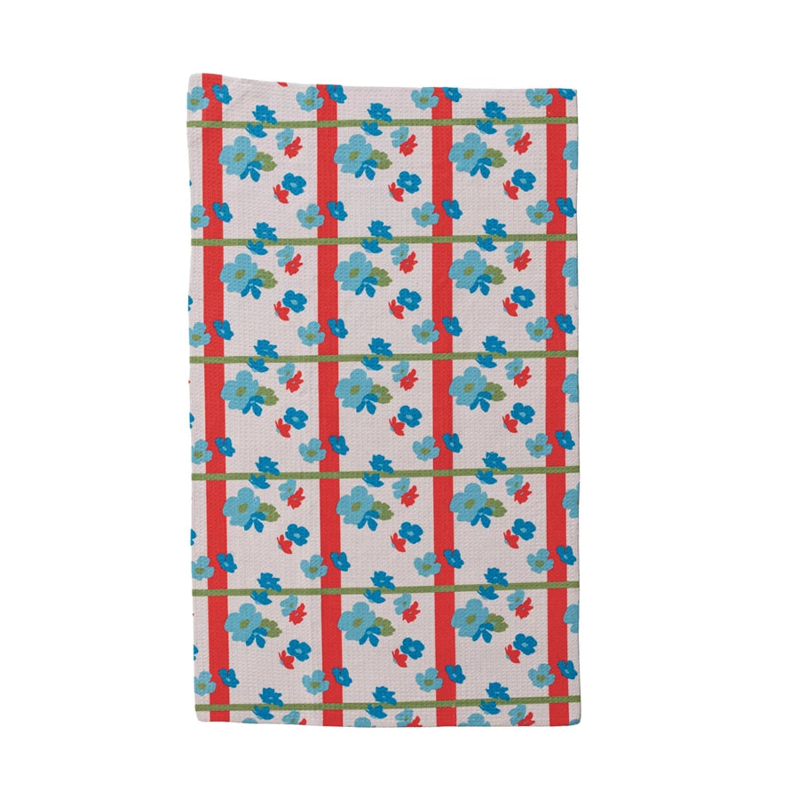 TEA TOWEL WITH PATTERN