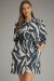 D34135 3/4 SLEEVE DRESS