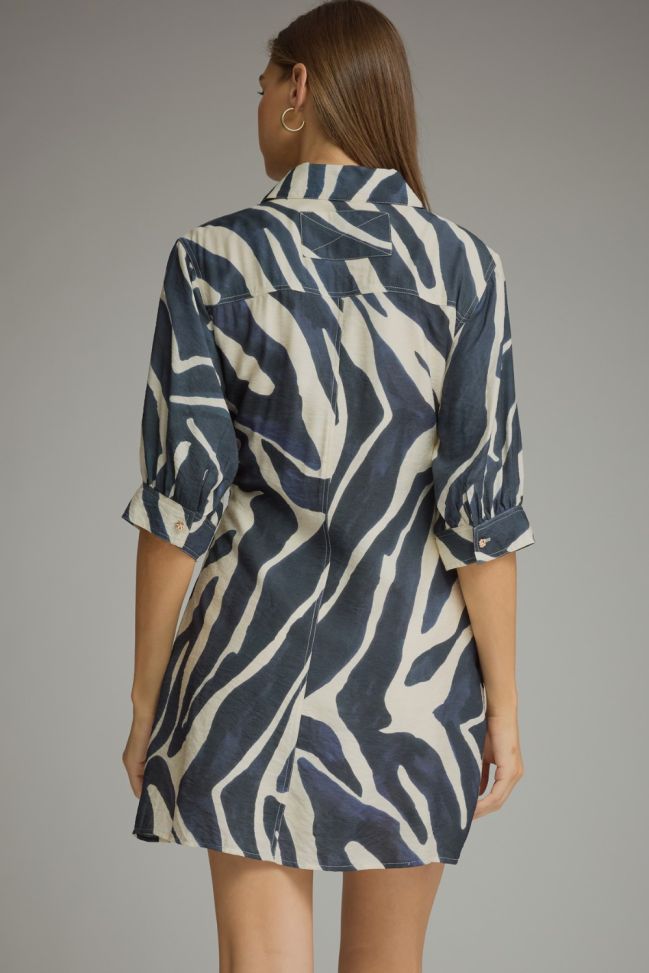 D34135 3/4 SLEEVE DRESS
