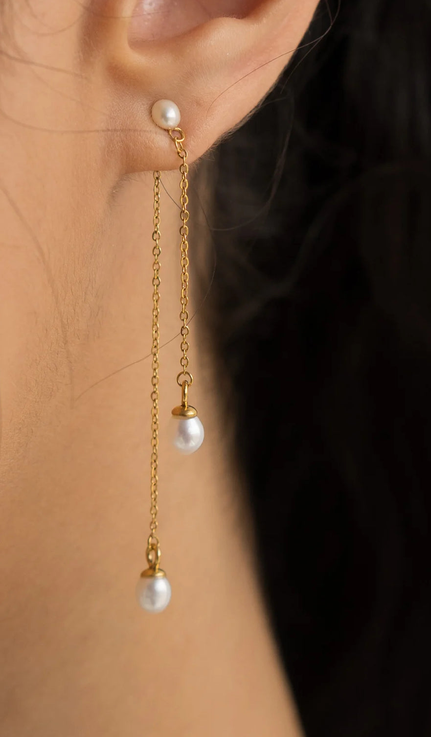 546 PEARL DROP EARRINGS